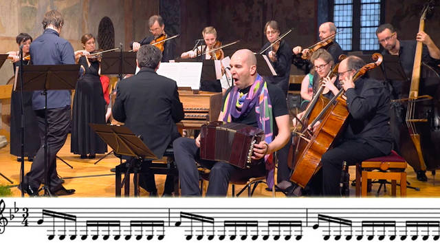 Vivaldi on a concertina